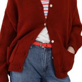 2 cm Gürtel echtes italienisches Leder für damen, LINDA
