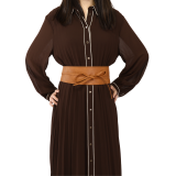 MICA large leatherette obi belt