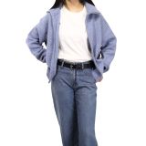Cintura da donna in pelle di toro, concia vegetale, cintura da donna larga 3 cm, cintura per jeans, pantaloni, RIVOLI