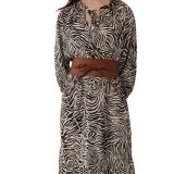 Cinturón Obi de mujer Banda de cintura ancha de cuero genuino CASSIANE