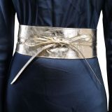 Ceinture femme Obi Cuir d'Italie, fabriqué en France, CASSIANE