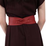 Cinturón Obi de mujer Banda de cintura ancha de cuero genuino CASSIANE