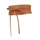 Ceinture femme Obi Cuir d'Italie, fabriqué en France, CASSIANE