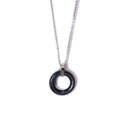 collier anneau runique, S052-3 Noir - 2004-5952