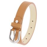 Women genuine Italian leather belt LUNA, Made in France