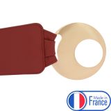 Damenbreiter Gürtel mit runder Schnalle, gekreuzt SOLAINE