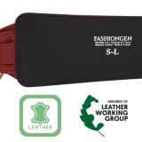 Ceinture en Cuir véritable large femme boucle ronde croisé SOLAINE