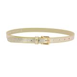 2 cm Gürtel echtes italienisches Leder für damen, LINDA