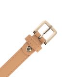 Cintura 2 cm vera pelle italiana per le donne, LINDA