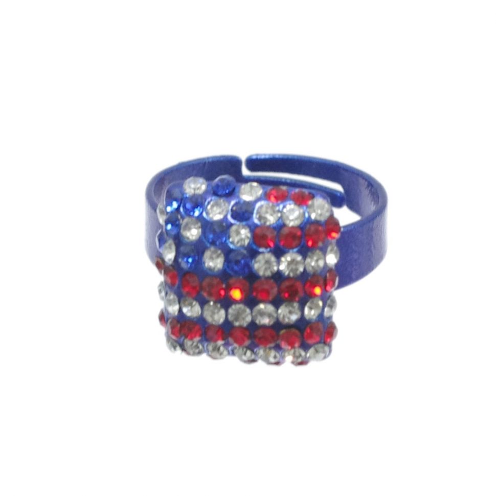 English flag fashion ring American flag - 1925-5970