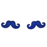 Acrylic mustache earring for woman, KITTI