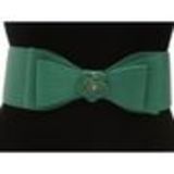 Ceinture élastique, noeud de papillon Teal - 2185-6769