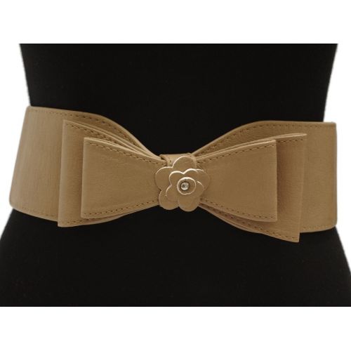 Wide bowtie elastic belt, MARILOU