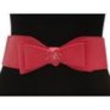 Ceinture élastique, noeud de papillon Red - 2185-6771