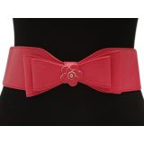 Wide bowtie elastic belt, MARILOU