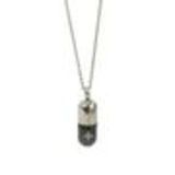 Collier acier inoxydable, pendentif portable