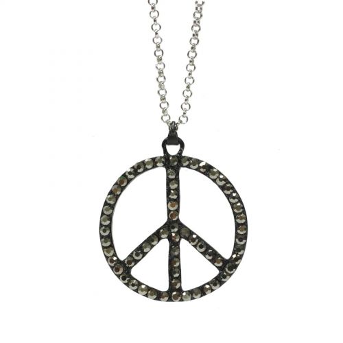 Collar 80 cm largo Peace and Love